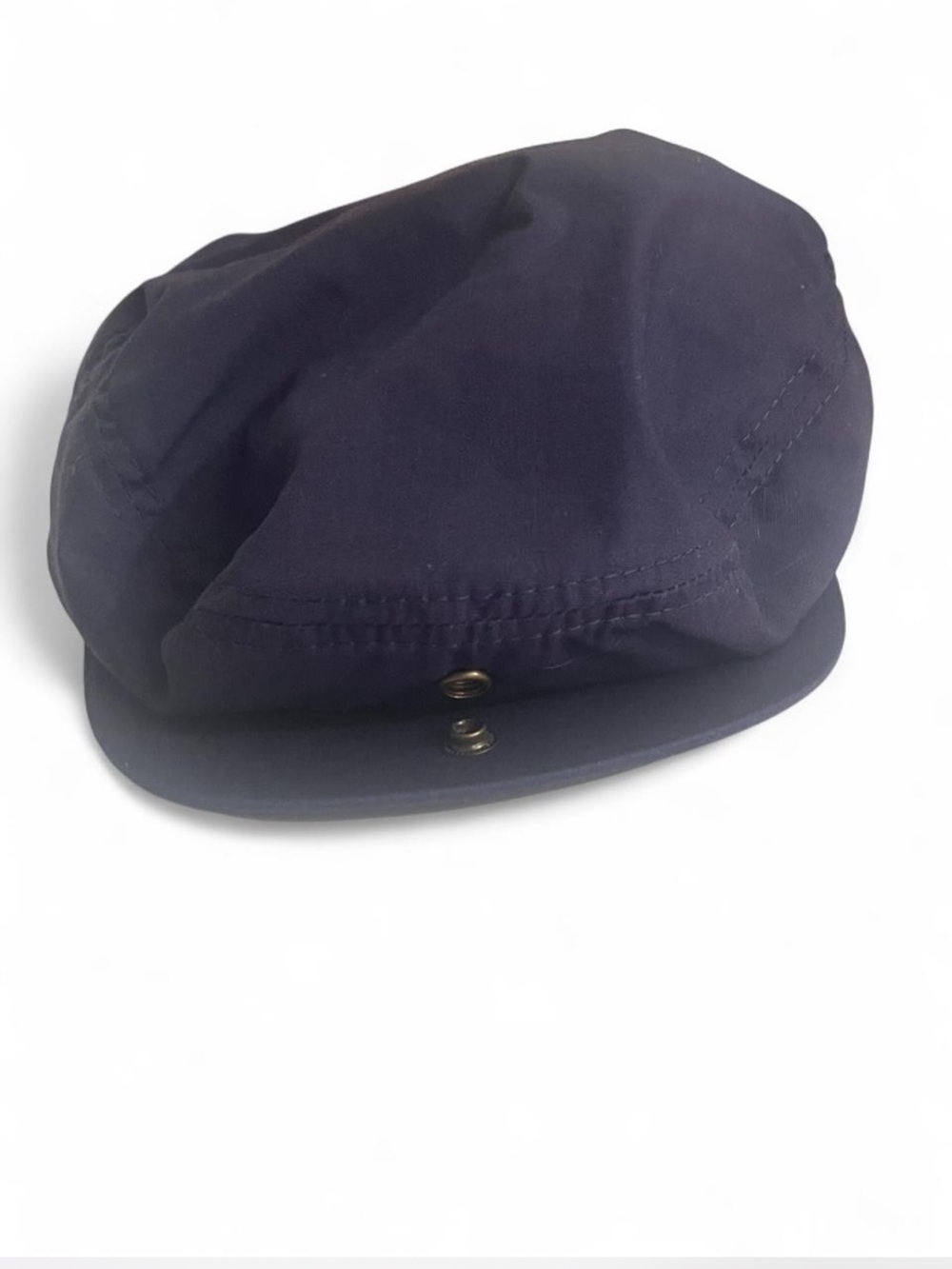 Stetson Cambridge All Weather Ivy Cap, Navy Blue with Brass Logo Plate size XL